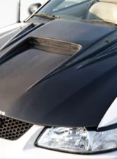 1999-2004 Ford Mustang Carbon Creations Spyder 3 Hood - 1 Piece                                     - 102722 - Image 5