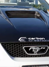 1999-2004 Ford Mustang Carbon Creations Spyder 3 Hood - 1 Piece                                     - 102722 - Image 8
