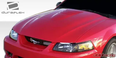1999-2004 Ford Mustang Duraflex Cobra R Hood - 1 Piece - 104709