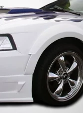 1999-2004 Ford Mustang Couture Urethane Demon Front Fender Flares - 2 Piece                                     - 104786 - Image 2