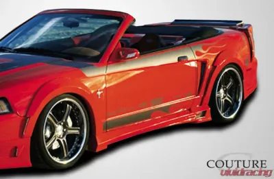 1999-2004 Ford Mustang Couture Urethane Demon Front Fender Flares - 2 Piece - 104786