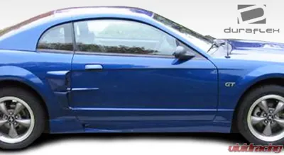 1999-2004 Ford Mustang Duraflex CVX Side Skirts Rocker Panels - 2 Piece - 104839