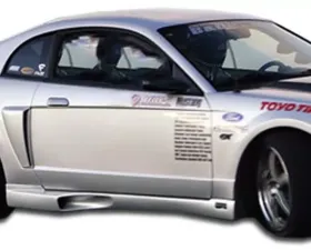 1999-2004 Ford Mustang Duraflex KR-S Side Skirts Rocker Panels - 2 Piece
