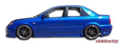 1999-2003 Mazda Protege Duraflex B-2 Side Skirts Rocker Panels - 2 Piece - 103272