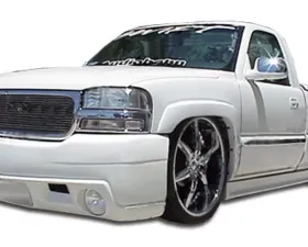 1999-2005 GMC Sierra 2000-2006 Yukon Duraflex VIP Front Bumper Cover - 1 Piece
