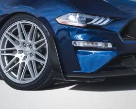 2018-2023 Ford Mustang Carbon Creations Z1 Front Lip Spoiler Air Dam - 2 Pieces ( Performance model )