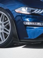 2018-2023 Ford Mustang Carbon Creations Z1 Front Lip Spoiler Air Dam - 2 Pieces ( Performance model )                                     - 116735 - Image 7