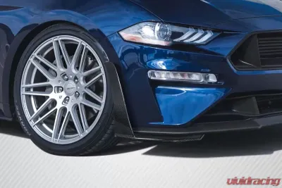 2018-2023 Ford Mustang Carbon Creations Z1 Front Lip Spoiler Air Dam - 2 Pieces ( Performance model ) - 116735