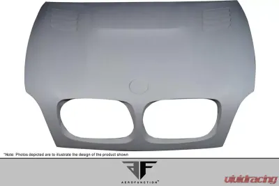 2008-2014 BMW X6M E71 E72 AF-1 Hood (GFK) - 1 Piece - 117880