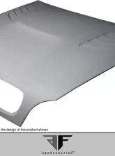 2008-2014 BMW X6M E71 E72 AF-1 Hood (GFK) - 1 Piece                                     - 117880 - Image 3