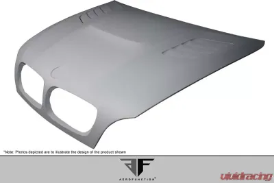 2008-2014 BMW X6M E71 E72 AF-1 Hood (GFK) - 1 Piece - 117880