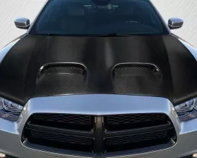 2011-2014 Dodge Charger Carbon Creations Redeye Look Hood - 1 Piece