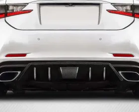 2015-2019 Lexus RC-F Carbon Creations Downforce Aero Rear Diffuser - 1 Piece