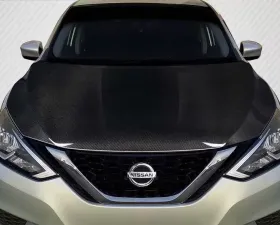2017-2019 Nissan Sentra Carbon Creations OEM Look Hood - 1 Piece