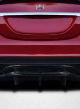 2015-2020 Mercedes C Class W205 Carbon Creations Weaver Sport Rear Diffuser - 3 Pieces                                     - 118172 - Image 4