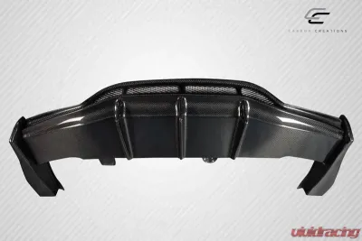 2015-2020 Mercedes C Class W205 Carbon Creations Weaver Sport Rear Diffuser - 3 Pieces - 118172