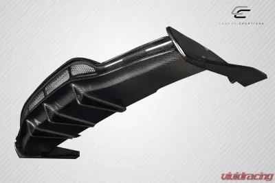 2015-2020 Mercedes C Class W205 Carbon Creations Weaver Sport Rear Diffuser - 3 Pieces - 118172