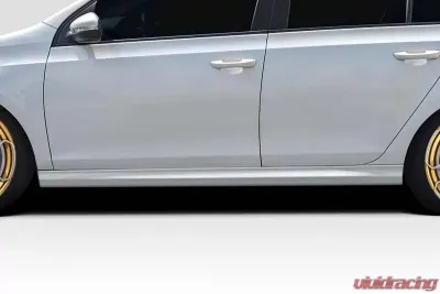2010-2014 Volkswagen Golf GTI Duraflex R400 Look Side Skirt Rocker Panels - 2 Pieces - 118315