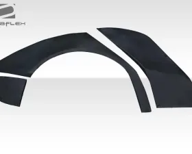 2014-2015 Mercedes CLA Class C117 CLA45 Duraflex Facta Rear Fender Flares - 6 Pieces