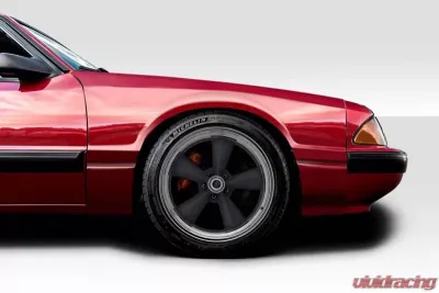 1979-1993 Ford Mustang Duraflex Manta Front Fender Flares - 2 Pieces - 118468