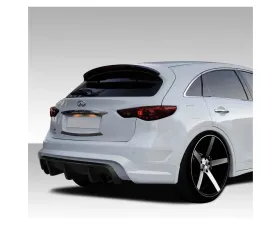 2009-2017 Infiniti FX35 FX50 QX70 Duraflex CT-R Rear Bumper Cover - 1 Piece