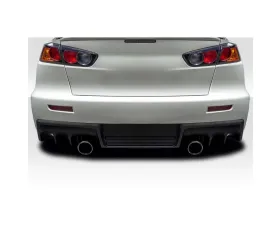 2008-2017 Mitsubishi Lancer Duraflex Evo X V2 Rear Bumper Cover - 1 Piece