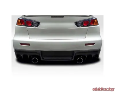2008-2017 Mitsubishi Lancer Duraflex Evo X V2 Rear Bumper Cover - 1 Piece - 109321