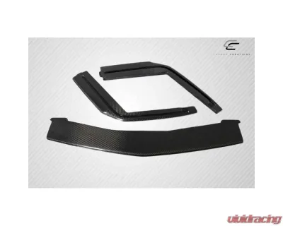 2009-2014 Cadillac CTS-V Carbon Creations G2 Front Splitter - 3 Piece - 112990