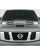 2004-2015 Nissan Titan / Armada Duraflex Viper Look Hood - 1 Piece                                     - 113464 - Image 5
