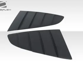 2015-2023 Ford Mustang Duraflex CVX Rear Window Scoops Louvers - 2 Piece (S)