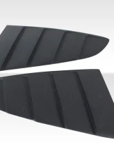 2015-2023 Ford Mustang Duraflex CVX Rear Window Scoops Louvers - 2 Piece (S)                                     - 113499 - Image 2