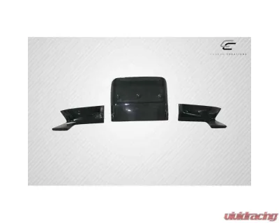 2008-2015 Infiniti G37 | Q60 Carbon Creations LBW Rear Diffuser - 3 Piece - 113533