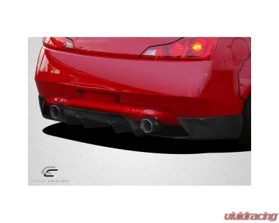 2008-2015 Infiniti G37 | Q60 Carbon Creations LBW Rear Diffuser - 3 Piece - 113533