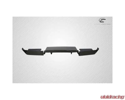 2008-2014 Dodge Challenger Carbon Creations Circuit Rear Diffuser - 3 Piece - 113982