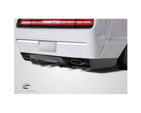 2008-2014 Dodge Challenger Carbon Creations Circuit Rear Diffuser - 3 Piece