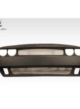 2008-2014 Dodge Challenger Duraflex Hellcat Look Front Bumper - 1 Piece                                     - 113984 - Image 6
