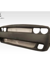 2008-2014 Dodge Challenger Duraflex Hellcat Look Front Bumper - 1 Piece                                     - 113984 - Image 4