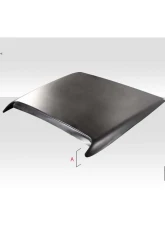 Universal Duraflex Ram Air Type 9 Hood Scoop - 1 Piece                                     - 114247 - Image 4