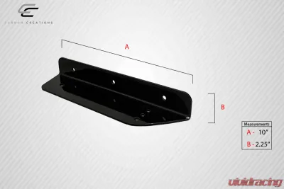 Universal 80" Carbon Creations DriTech VRX V1 Tall Wing Complete Kit - 9 Piece - 115117