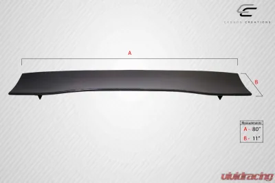 Universal 80" Carbon Creations DriTech VRX V2 Tall Wing Complete Kit - 9 Piece - 115119