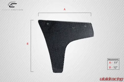 Universal 80" Carbon Creations DriTech VRX V2 Tall Wing Complete Kit - 9 Piece - 115119