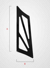 Universal 80" Carbon Creations DriTech VRX V2 Tall Wing Complete Kit - 9 Piece                                     - 115119 - Image 7