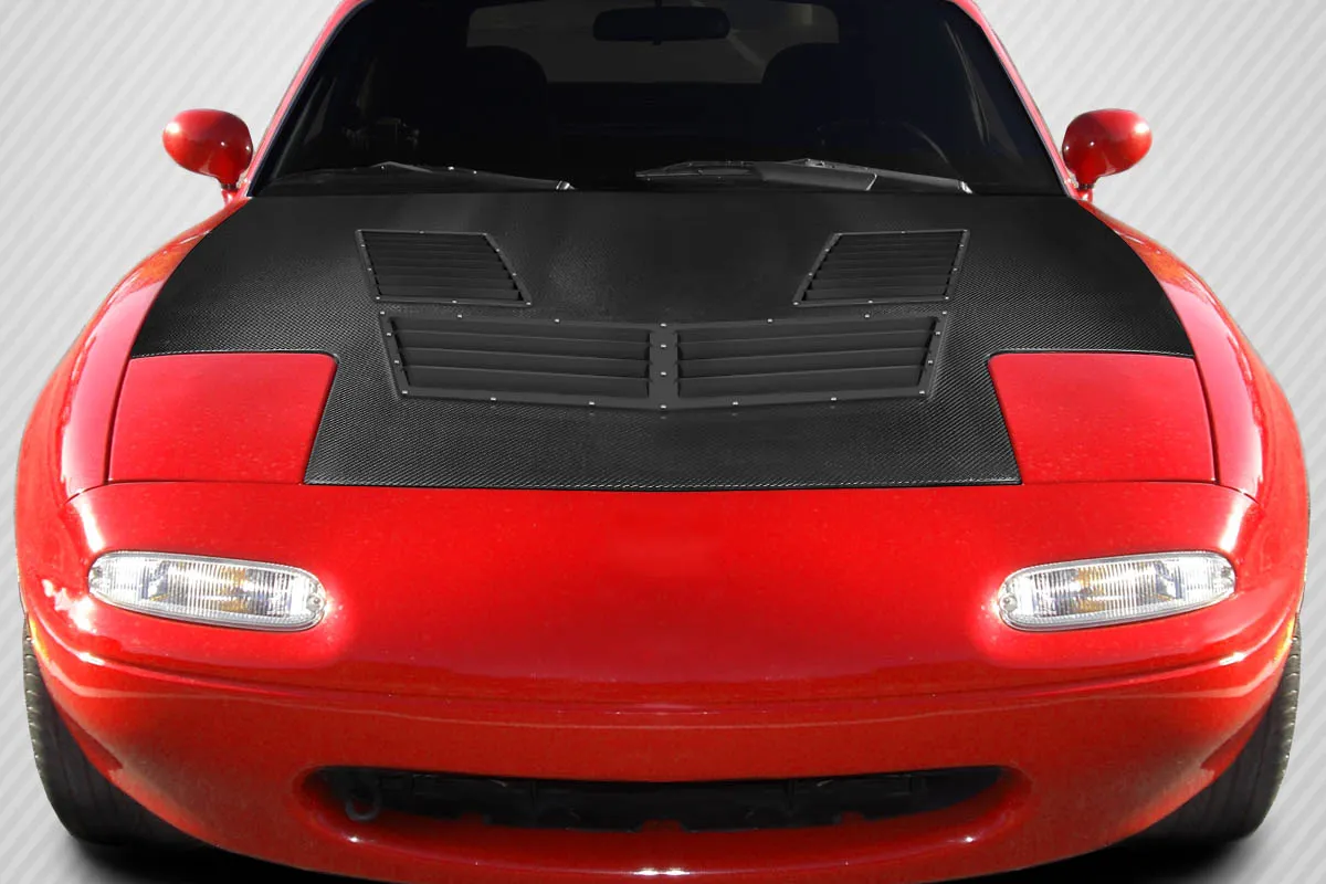 1990-1997 Mazda Miata NA Carbon Creations Iceman Hood - 1 Piece - 117133