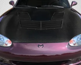 1999-2005 Mazda Miata NB Carbon Creations Iceman Hood - 1 Piece