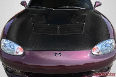 1999-2005 Mazda Miata NB Carbon Creations Iceman Hood - 1 Piece - 117135