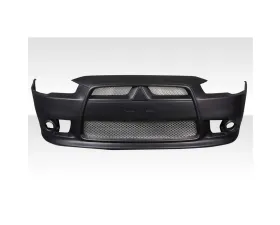 2008-2017 Mitsubishi Lancer Duraflex Ralliart Look Front Bumper - 1 Piece