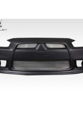 2008-2017 Mitsubishi Lancer Duraflex Ralliart Look Front Bumper - 1 Piece                                     - 117488 - Image 2