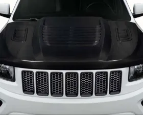2011-2022 Jeep Grand Cherokee Carbon Creations Venom Hood - 1 Piece