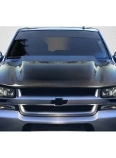 2002-2008 Chevrolet Trailblazer Carbon Creations Cowl  Hood - 1 Piece                                     - 118510 - Image 5