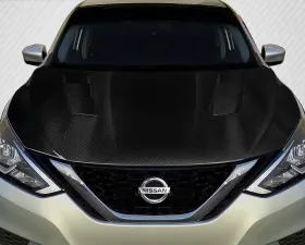 2016-2019 Nissan Sentra Carbon Creations JS Hood - 1 Piece